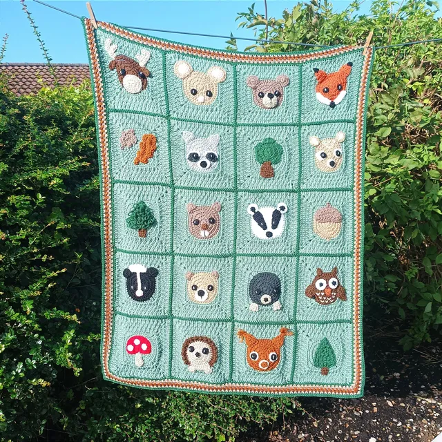 hobbii-anleitungen-woodland-babydecke-h-kelanleitung-pdf-91x111cm image 1