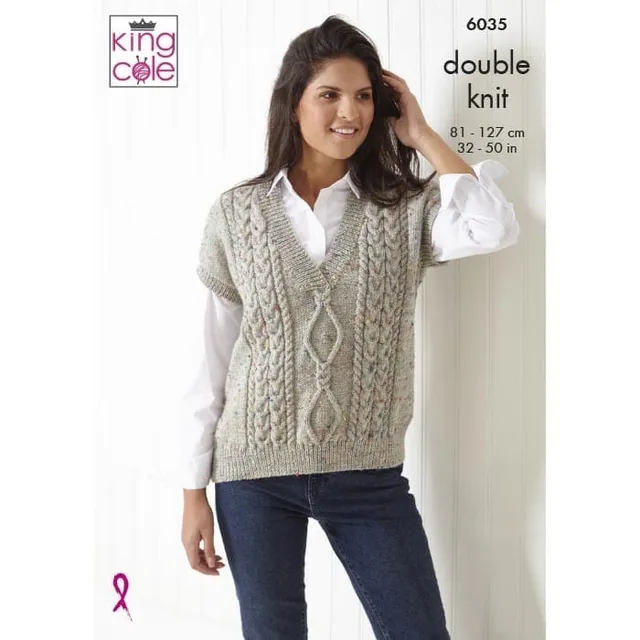 king-cole-patterns-6035-pullover-strickanleitung-merino-dk image 1