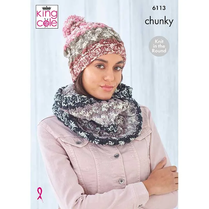 king-cole-patterns-6113-strickanleitung-accessoires-nordic-chunky image 1