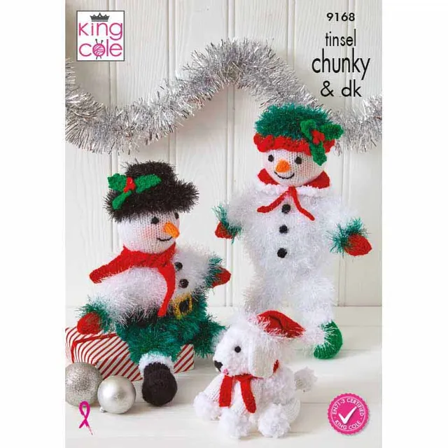 king-cole-9168-mr-mrs-twinkle-strickanleitung-tinsel-chunky image 1