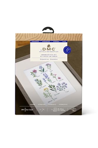 dmc-herbes-kreuzstich-set-kr-uter-aida-moulin-stickgarn-kit image 5
