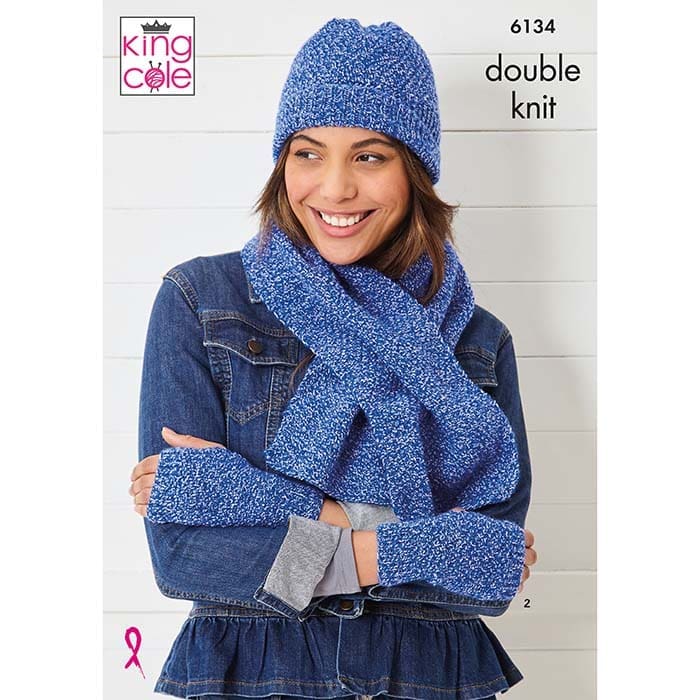 king-cole-6134-strickanleitung-accessoires-m-tze-schal-twirly-dk image 1