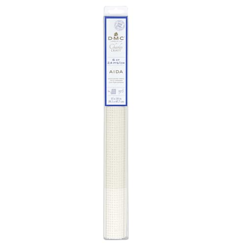 dmc-aida-kreuzstichstoff-ecru-38-1x45-7-cm-baumwolle image 6