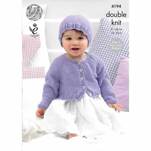 king-cole-4194-jacke-m-tze-strickanleitung-cherished-dk image 1