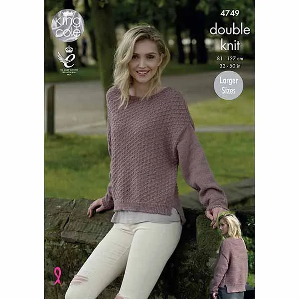 king-cole-4749-strickanleitung-pullover-merino-dk image 1