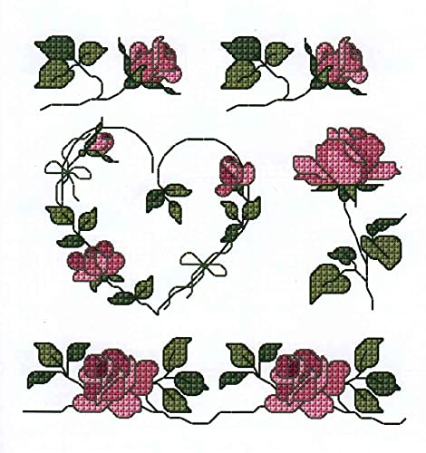 dmc-minibuch-spezial-rosen-kreuzstich-stickbuch-blumen image 8