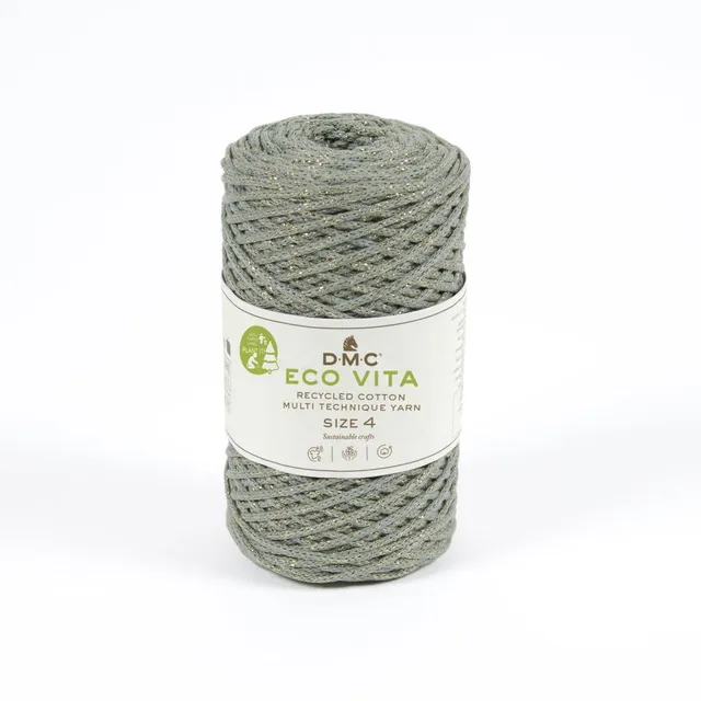 dmc-eco-vita-metallic-baumwollgarn-250g-recycelt-glitzer image 1