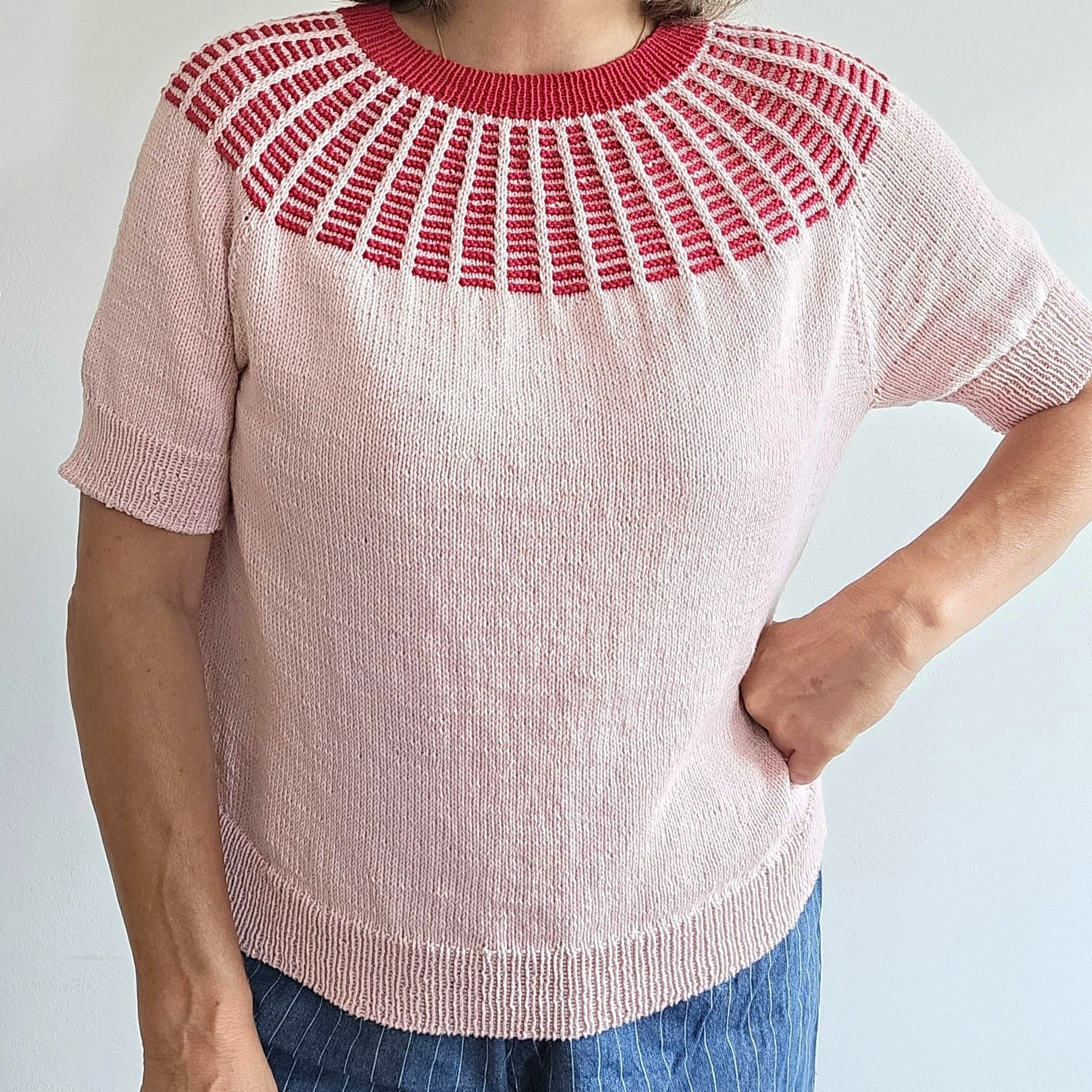 hobbii-sommer-karrusel-t-shirt-strickanleitung-xs-xl image 3