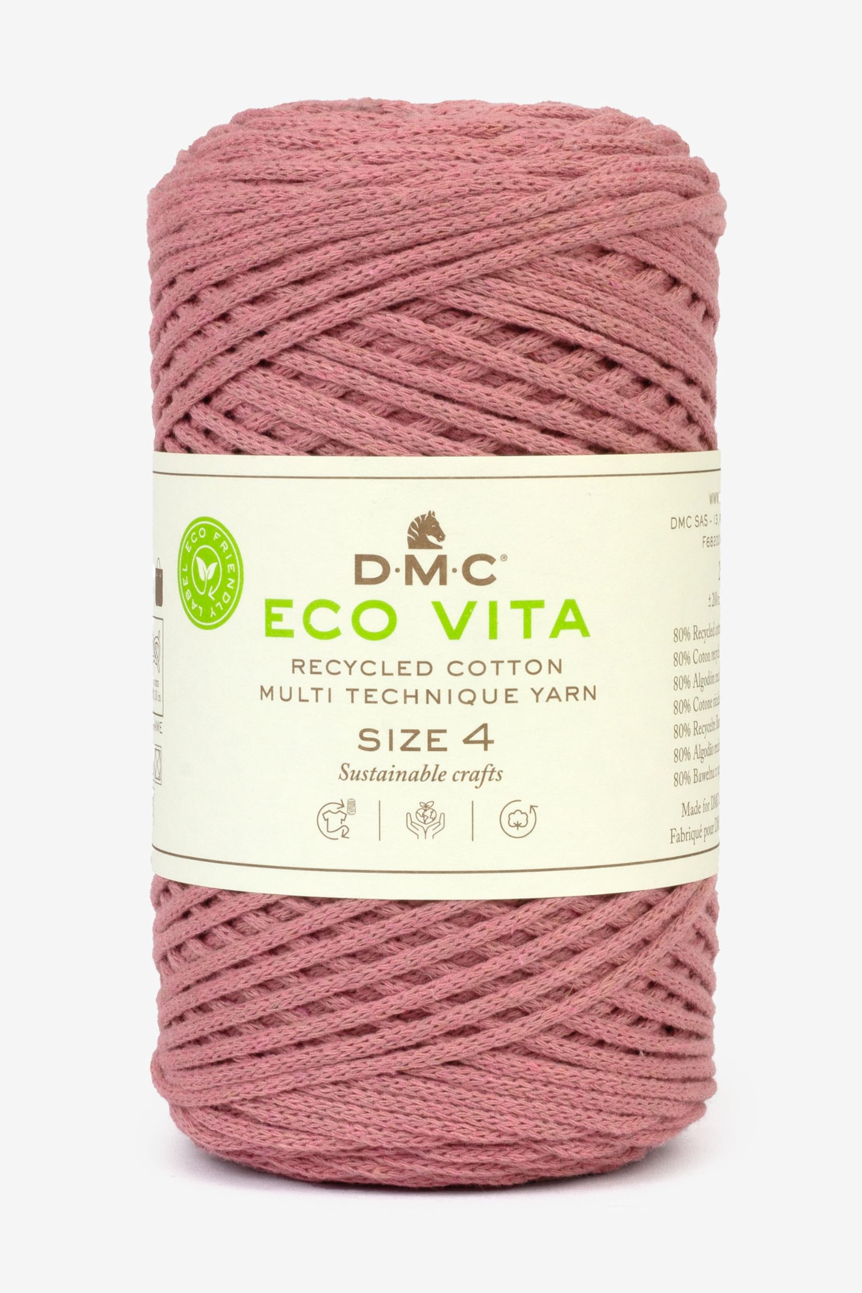 dmc-eco-vita-4-textilgarn-gelb-250-g-200-m-recycelt image 6