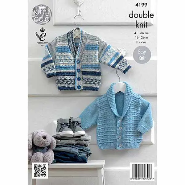 king-cole-patterns-4199-jacke-weste-strickanleitung-cherished-dk image 2