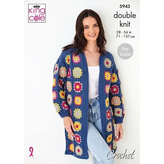 king-cole-patterns-5943-h-kelanleitung-cardigan-merino-granny image 1