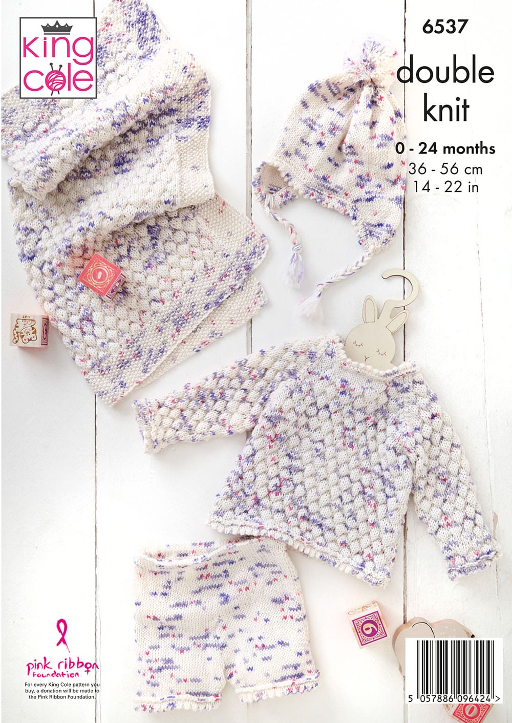 king-cole-patterns-6537-strickanleitung-baby-set-dot-dot-dash-dk image 2