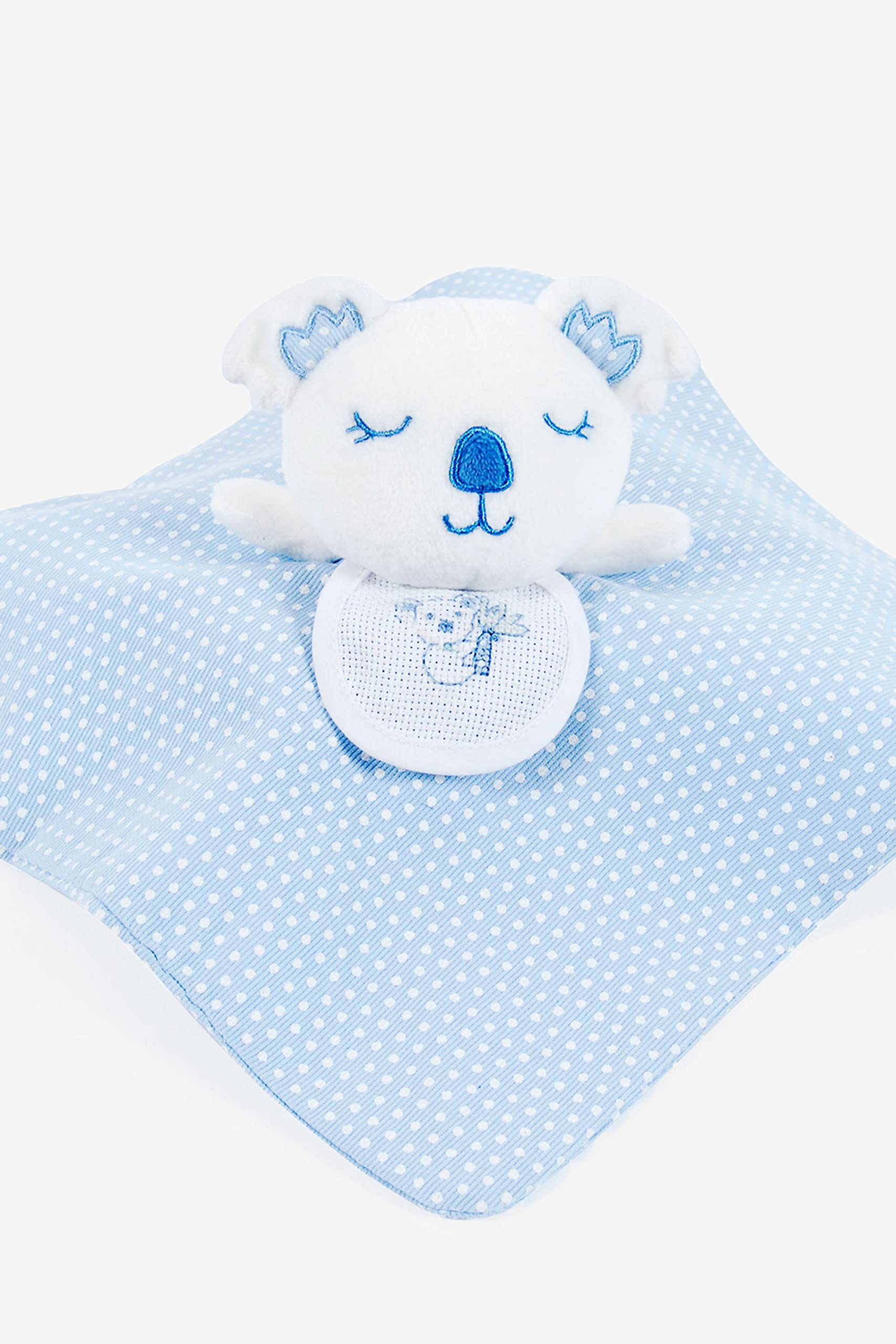 dmc-koala-kuscheltuch-besticken-blau-24x24-cm-baby image 2