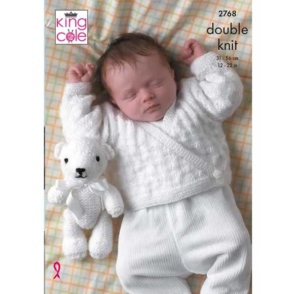 king-cole-patterns-2768-strickanleitung-pullover-teddy-dk image 1