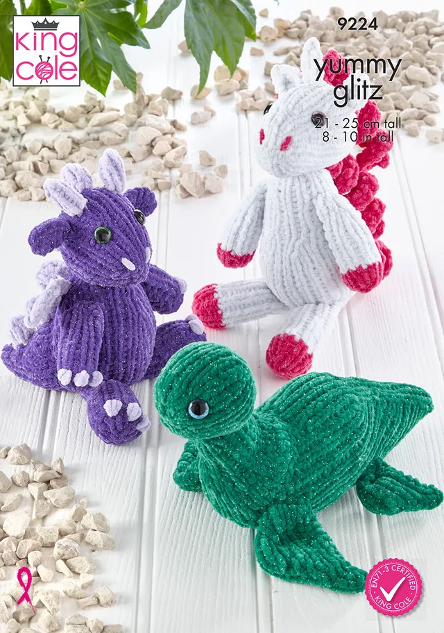 king-cole-patterns-9224-strickanleitung-kuscheltier-yummy-glitz image 1