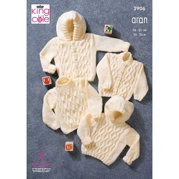 king-cole-2906-big-value-aran-pullover-strickanleitung image 1