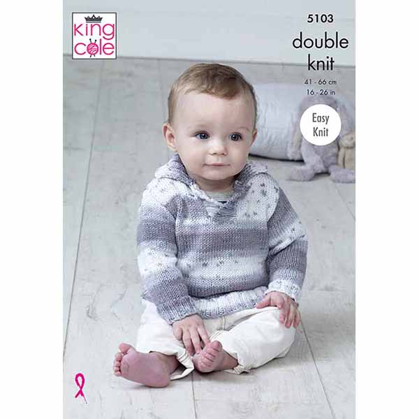 king-cole-5103-sweaters-strickanleitung-cottonsoft-dk image 1