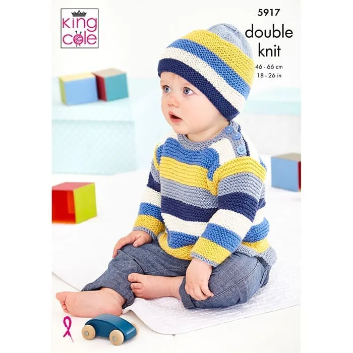 king-cole-5917-strickanleitung-pullover-m-tze-cottonsoft image 1