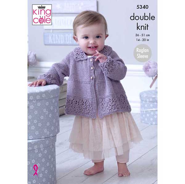 king-cole-5340-strickanleitung-jacke-m-tze-decke-baby image 1