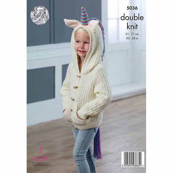 king-cole-5036-strickanleitung-einhorn-pullover-comfort-dk image 2