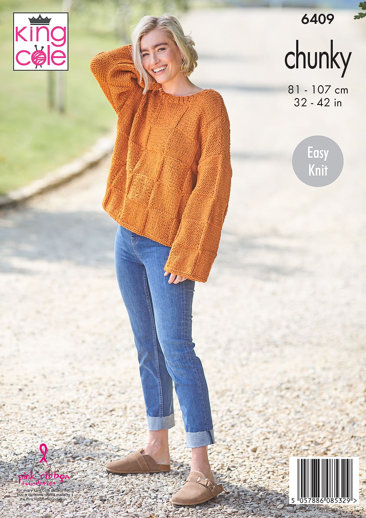 king-cole-patterns-6409-damen-pullover-top-strickanleitung-chunky image 2