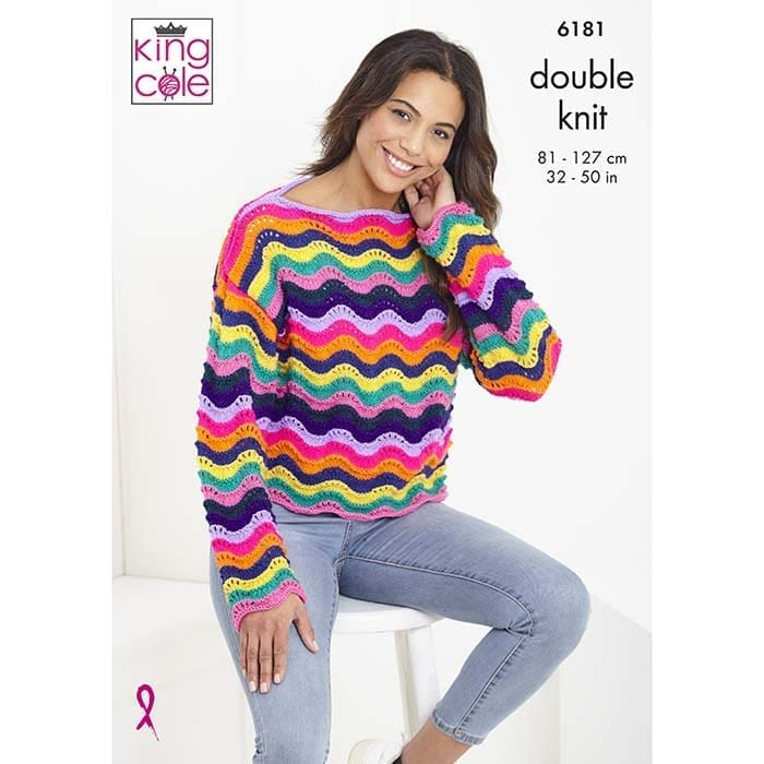 king-cole-6181-pullover-cardigan-strickanleitung-pricewise image 1