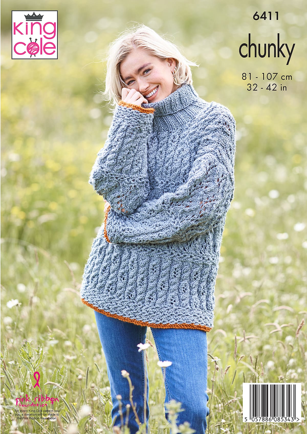 king-cole-6411-damen-strickanleitung-dalesway-chunky image 2