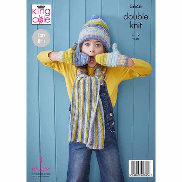 king-cole-patterns-5646-accessoires-strickanleitung-bramble-dk image 2