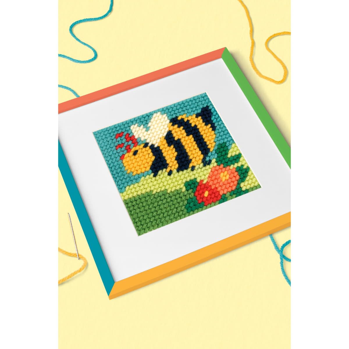 dmc-biene-bertie-gobelinset-f-r-kinder-ab-8-jahre image 2