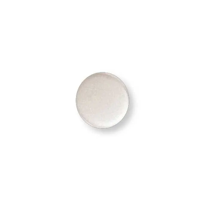 king-cole-haberdashery-knopf-wei-matt-rund-18-ligne image 1