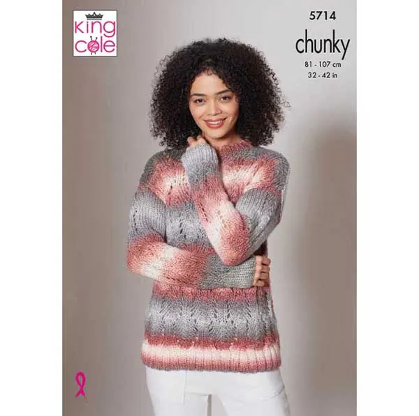 king-cole-5714-strickanleitung-pullover-accessoires-riot-chunky image 1