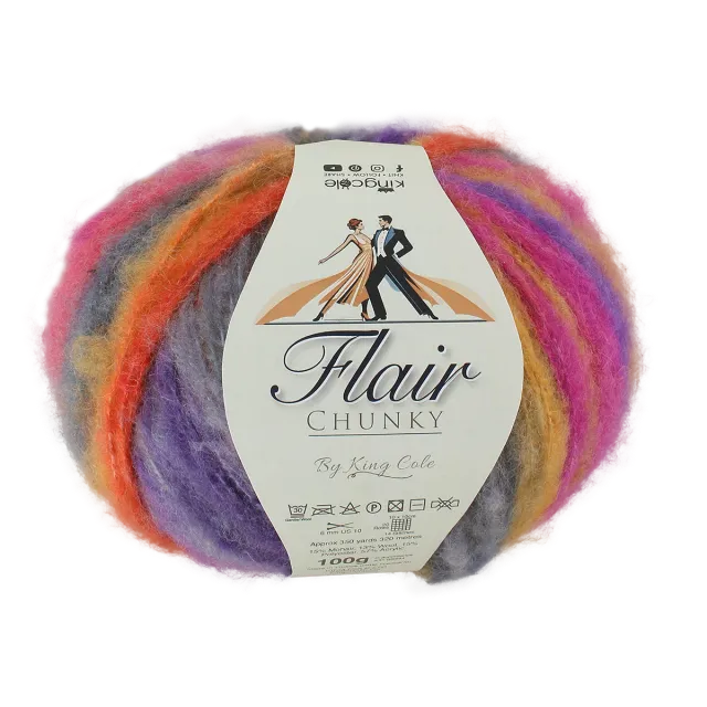 king-cole-flair-chunky-wolle-mohair-mischung-4-neue-farben image 1