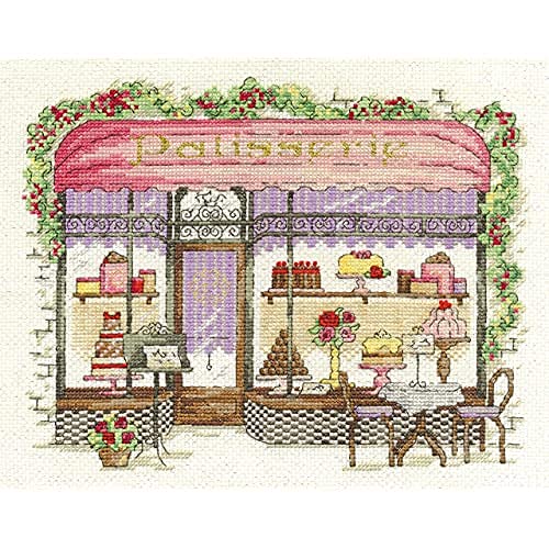 dmc-kreuzstich-set-patisserie-aida-14ct-mit-garn image 3