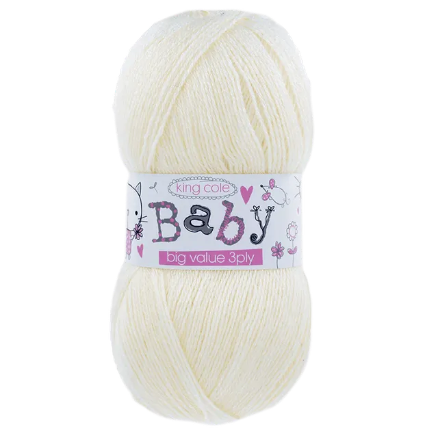 king-cole-big-value-baby-3ply-babywolle-100-acryl image 1