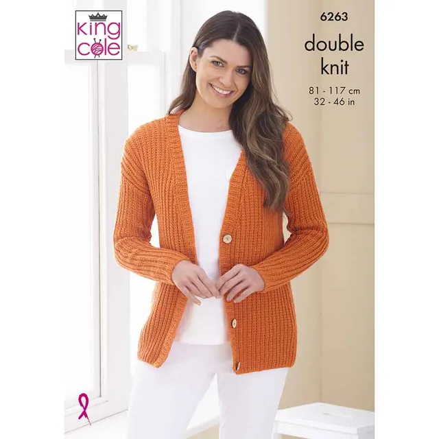 king-cole-patterns-6263-strickanleitung-cardigans-orchard-dk image 1