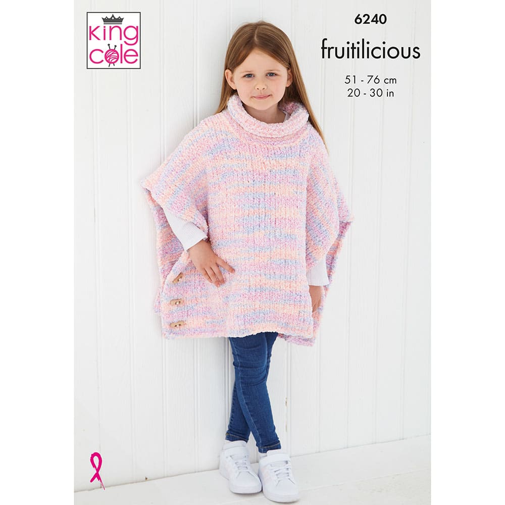 king-cole-6240-poncho-pullover-fruitilicious-anleitung image 1