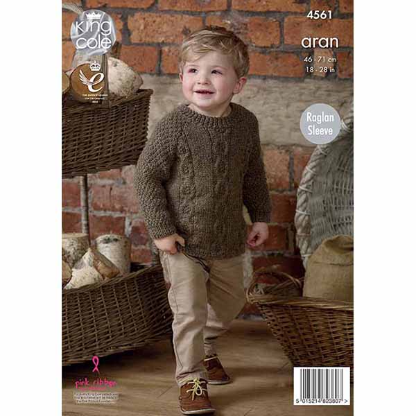 king-cole-4561-strickanleitung-tunika-cardigan-fashion-aran image 2