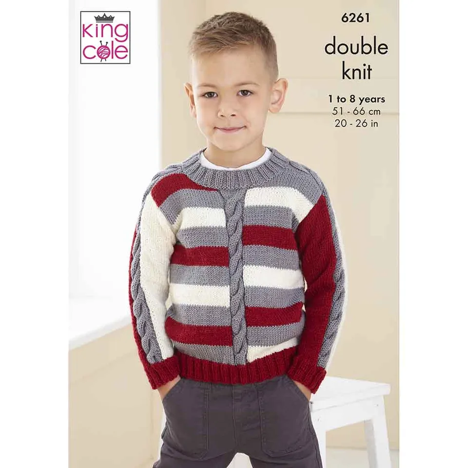 king-cole-6261-orchard-dk-pullover-strickanleitung image 1