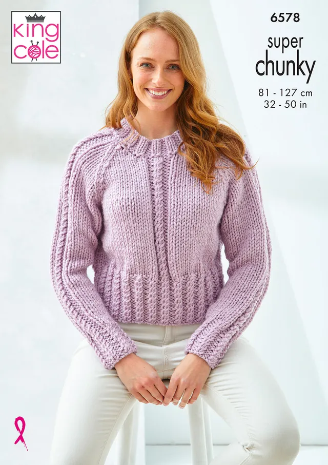 king-cole-6578-pullover-strickanleitung-big-value-chunky image 1