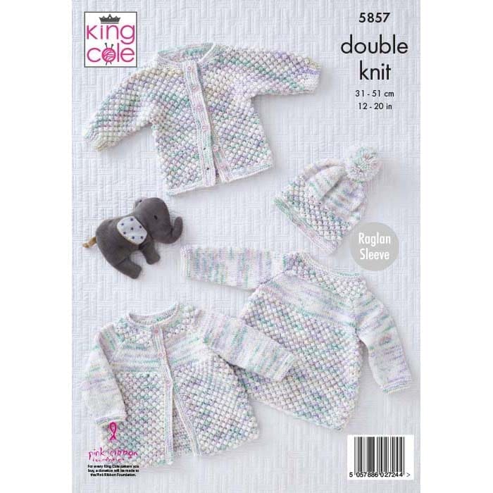 king-cole-patterns-5857-strickanleitung-baby-mantel-dk image 2