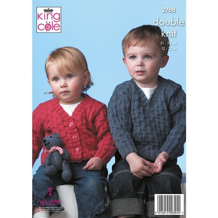 king-cole-patterns-2768-strickanleitung-pullover-teddy-dk image 2