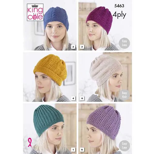 king-cole-5463-strickanleitung-m-tzen-merino-4-ply image 1