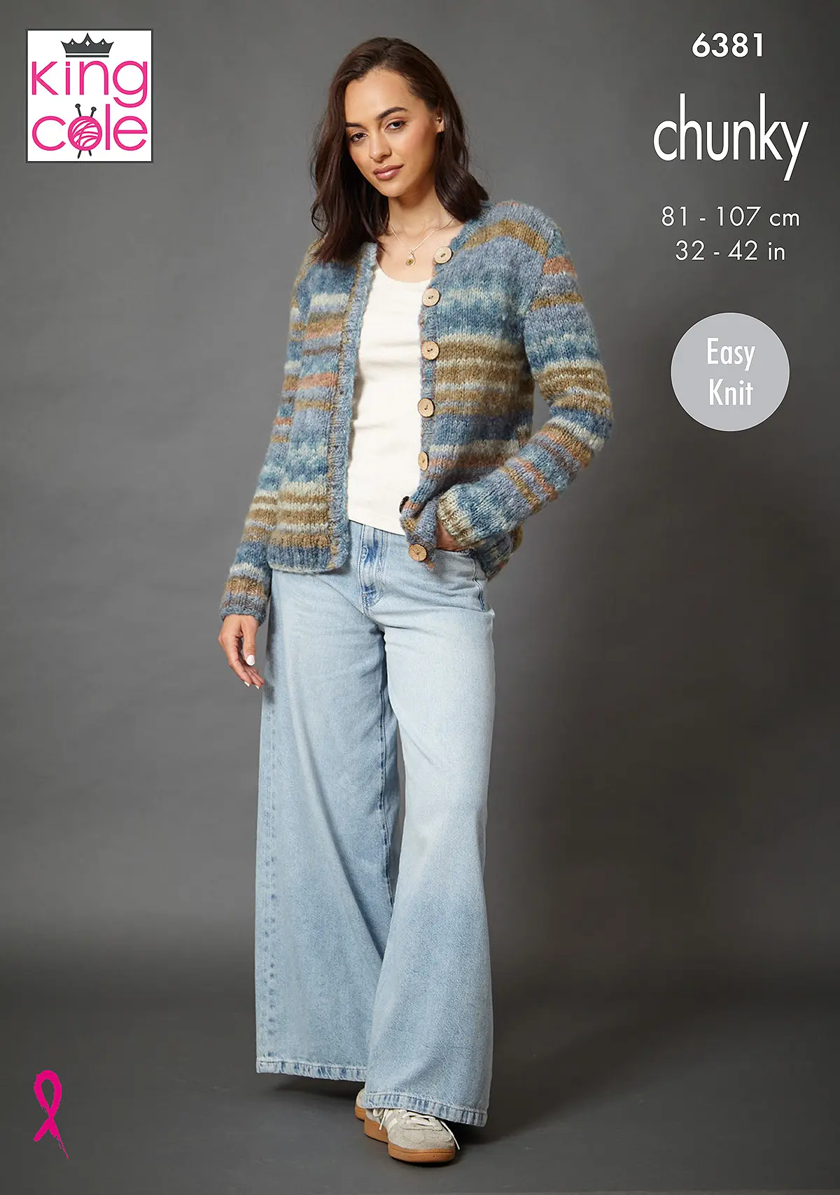 king-cole-6381-flair-chunky-strickanleitung-cardigan-und-pullover image 1