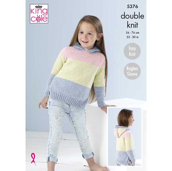 king-cole-patterns-5376-strickanleitung-cardigans-cotton-top-dk image 1