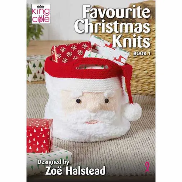 king-cole-patterns-christmas-knits-book-1-strickheft-familie-weihnachten image 1