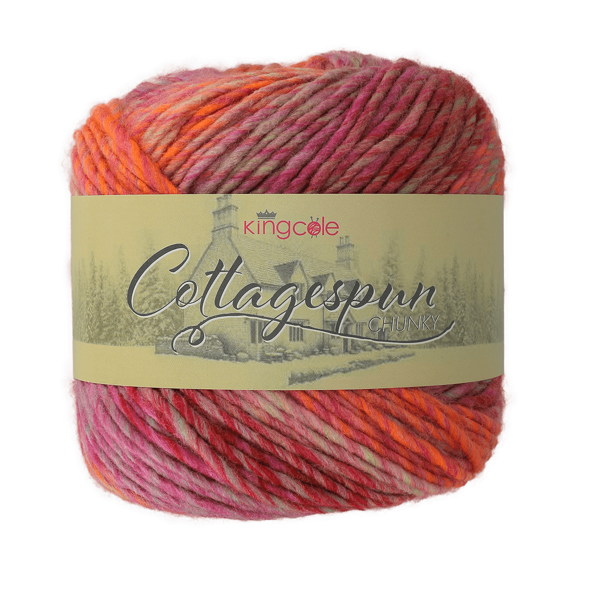 king-cole-cottagespun-chunky-wolle-150g-bunt image 1