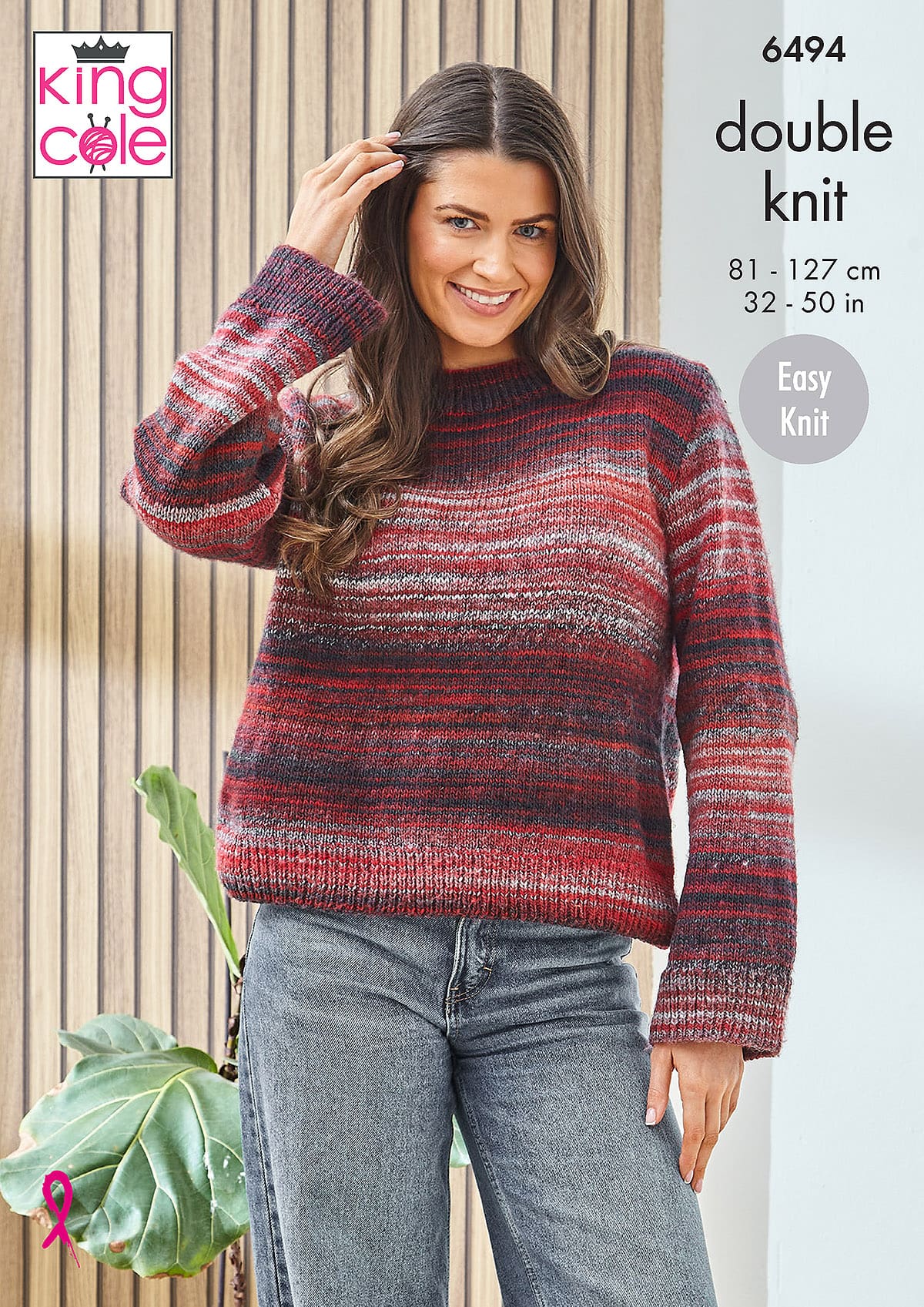 king-cole-6494-strickanleitung-pullover-cottagespun-dk image 1