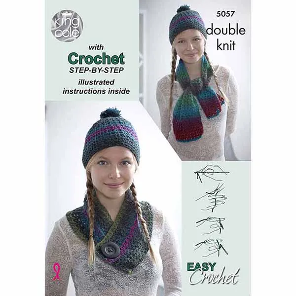 king-cole-5057-h-kelanleitung-schal-m-tze-loop-riot-dk image 1