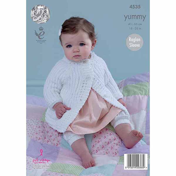 king-cole-patterns-4535-strickanleitung-babyjacken-yummy image 2