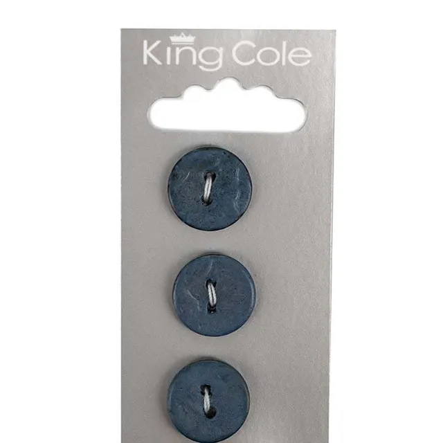 king-cole-haberdashery-kn-pfe-blau-muscheloptik-medium image 1